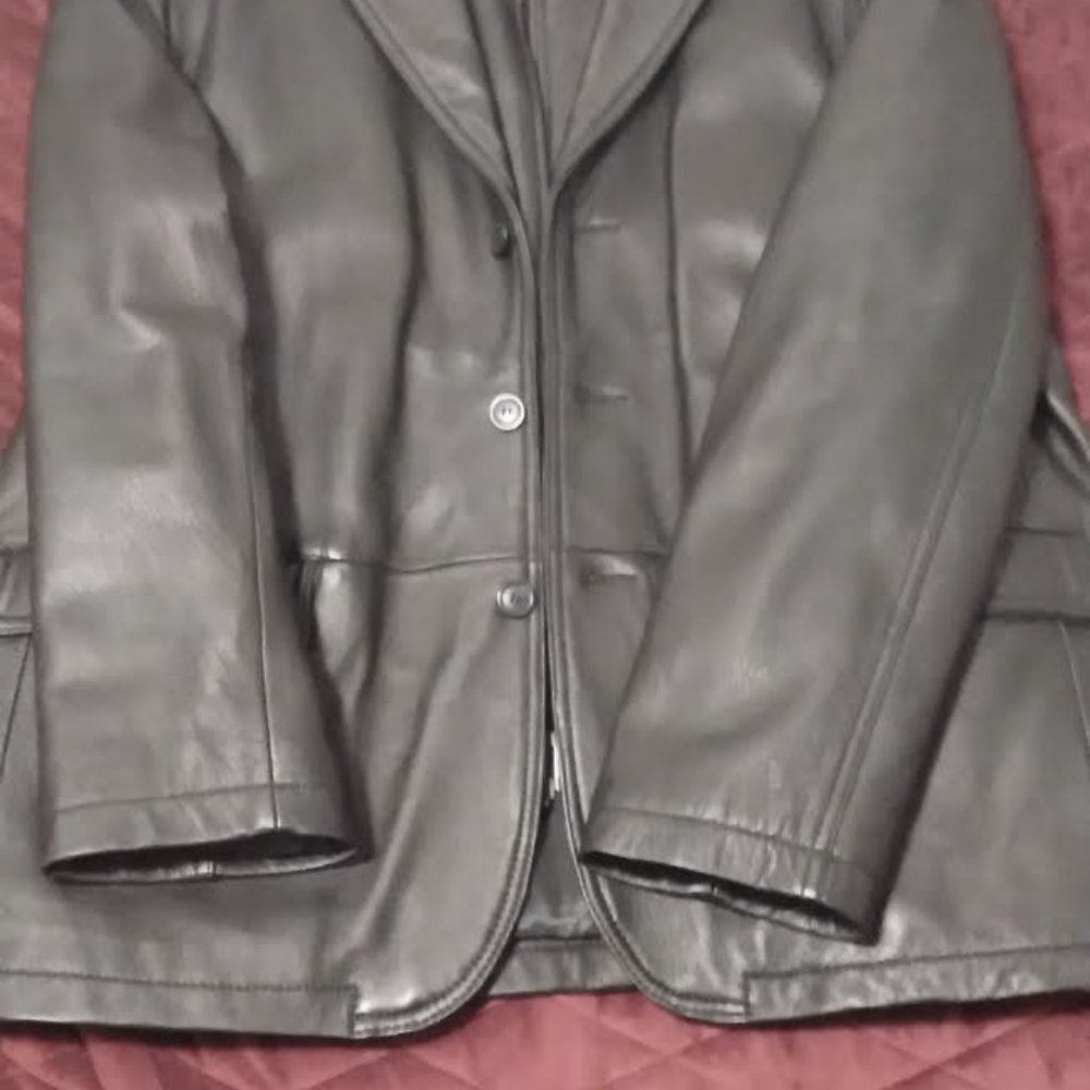 Mens leather Jacket brand new